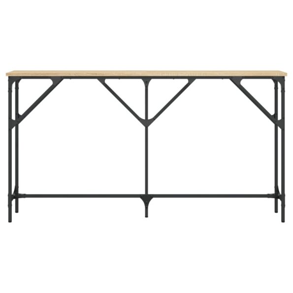 vidaXL Konzolový stolík dub sonoma 140x23x75 cm kompozitné drevo – Obrázok 4