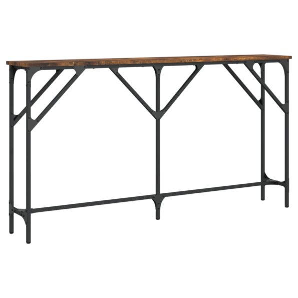 VXL8721012195561_a_en_hd_1.jpg vidaXL Konzolový stolík dymový dub 140x23x75 cm kompozitné drevo – Obrázok 2