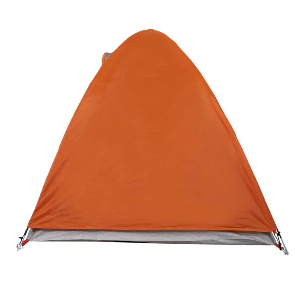 vidaXL Kempingový stan 2 os. sivo-oranžový 254x135x112 cm 185T taffeta – Obrázok 8