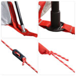 vidaXL Kempingový stan 2 osoby zelený 193x122x96 cm 185T taffeta – Obrázok 11