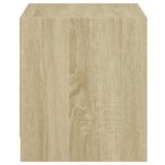 vidaXL Nočné skrinky so sklenenými dverami 2 ks dub sonoma 35x37x42 cm – Obrázok 8