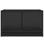 vidaXL Konferenčný stolík so sklenenými dvierkami čierny 68x50x42 cm – Obrázok 6