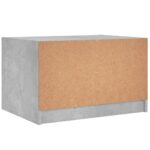vidaXL Konferenčný stolík sklenené dvierka betónovo sivý 68x50x42 cm – Obrázok 8