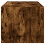 vidaXL Konferenčný stolík sklenené dvierka dymový dub 68x50x42 cm – Obrázok 7