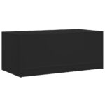 vidaXL Konferenčný stolík so sklenenými dvierkami čierny 102x50x42 cm – Obrázok 8