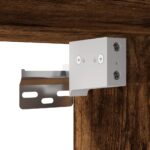 vidaXL Nočná skrinka so sklenenými dvierkami dymový dub 35x37x35 cm – Obrázok 11