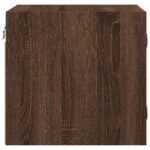 vidaXL Nočné skrinky so sklenenými dverami 2 ks hnedý dub 35x37x35 cm – Obrázok 8