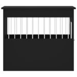 vidaXL Nábytková prepravka pre psa čierna 55x80x68 cm kompozitné drevo – Obrázok 8