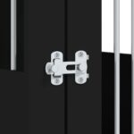 vidaXL Nábytková prepravka pre psa čierna 55x80x68 cm kompozitné drevo – Obrázok 11