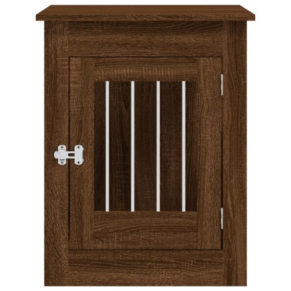 vidaXL Nábytková prepravka pre psa hnedý dub 55x80x68 cm kompoz. drevo – Obrázok 7