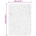 vidaXL Koberec HUARTE s krátkym vlakom umývateľný čierny 160x230 cm – Obrázok 10