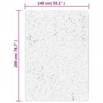 vidaXL Koberec HUARTE s krátkym vlasom umývateľný rumencový 140x200 cm – Obrázok 10