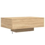 vidaXL konferenčný stolík s LED osvetlením dub sonoma 85x55x31 cm – Obrázok 8