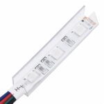 vidaXL Komoda s LED svetlami dymový dub 60,5x37x100 cm – Obrázok 11