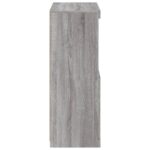 vidaXL Komoda s LED svetlami sivá sonoma 60,5x37x100 cm – Obrázok 8