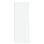 vidaXL Komoda s LED svetlami biela 41x37x100 cm – Obrázok 8