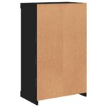 vidaXL Komoda s LED svetlami čierna 60,5x37x100 cm – Obrázok 8