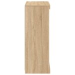 vidaXL Komoda s LED svetlami dub sonoma 60,5x37x100 cm – Obrázok 7