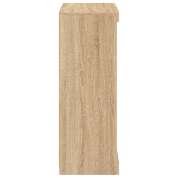 vidaXL Komoda s LED svetlami dub sonoma 60,5x37x100 cm – Obrázok 7