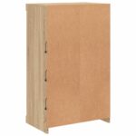 vidaXL Komoda s LED svetlami dub sonoma 60,5x37x100 cm – Obrázok 8