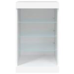 vidaXL Komoda s LED svetlami biela 41x37x67 cm – Obrázok 6