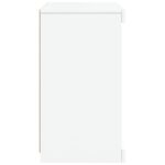 vidaXL Komoda s LED svetlami biela 41x37x67 cm – Obrázok 7