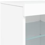 vidaXL Komoda s LED svetlami biela 41x37x67 cm – Obrázok 9