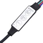 vidaXL Komoda s LED svetlami biela 41x37x67 cm – Obrázok 11