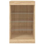 vidaXL Komoda s LED svetlami dub sonoma 41x37x67 cm – Obrázok 6