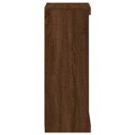 vidaXL Komoda s LED svetlami hnedý dub 41x37x100 cm – Obrázok 7