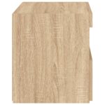 vidaXL Nočné stolíky s LED svetlami 2 ks dub sonoma 50x40x45 cm – Obrázok 10