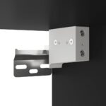 vidaXL Nástenné nočné skrinky s LED osvetlením 2 ks čierne – Obrázok 12