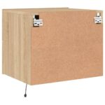 vidaXL Nástenné nočné skrinky s LED osvetlením 2 ks dub sonoma – Obrázok 10