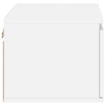 vidaXL Nástenné nočné skrinky s LED osvetlením 2 ks biele – Obrázok 9