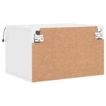 vidaXL Nástenné nočné skrinky s LED osvetlením 2 ks biele – Obrázok 10