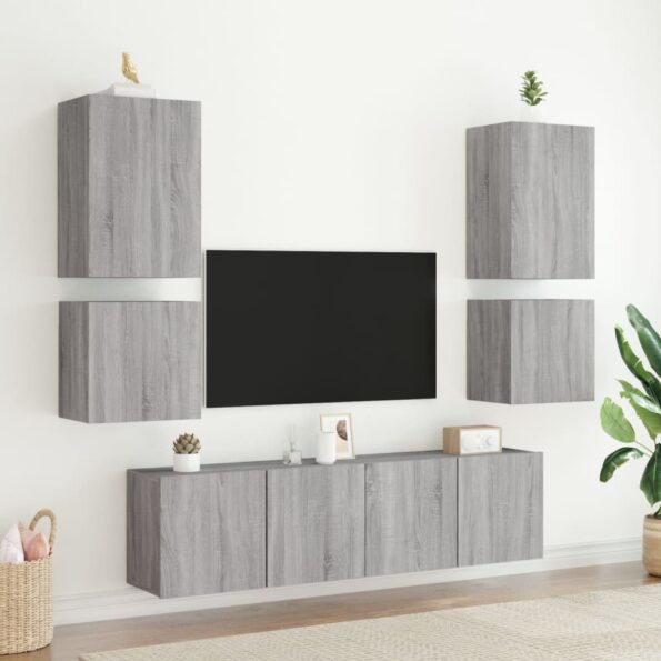 VXL8721012254916_g_en_hd_2.jpg vidaXL TV nástenné skrinky 2 ks sivé sonoma 40,5x30x40cm kompoz. drevo – Obrázok 4
