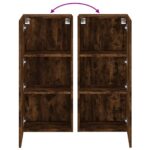 vidaXL TV nástenná skrinka dymový dub 40,5x30x90 cm kompozitné drevo – Obrázok 10