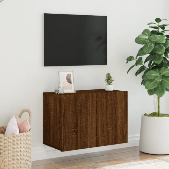 vidaXL TV skrinka nástenná hnedý dub 60x30x41 cm – Obrázok 3