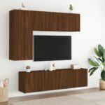 vidaXL TV skrinka nástenná hnedý dub 60x30x41 cm – Obrázok 11