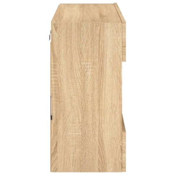 vidaXL TV nástenná skrinka s LED svetlami dub sonoma 78,5x30x60,5 cm – Obrázok 9