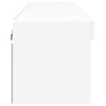 vidaXL TV skrinka s LED svetlami biela 80x30x30 cm – Obrázok 9