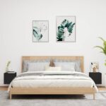 vidaXL TV nástenné skrinky s LED svetlami 2 ks čierne 30,5x35x30 cm – Obrázok 4