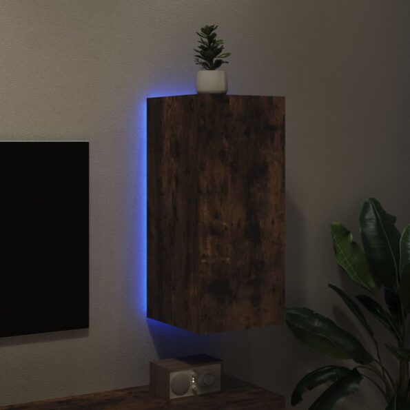 VXL8721012258242_g_en_hd_2.jpg vidaXL TV nástenná skrinka s LED svetlami dymový dub 30,5x35x70 cm – Obrázok 4