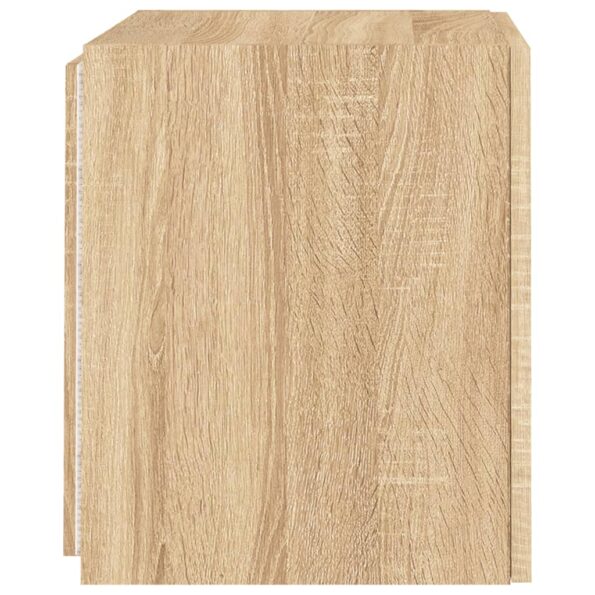 vidaXL TV nástenné skrinky s LED svetlami 2 ks dub sonoma 40,5x35x40cm – Obrázok 10