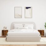 vidaXL TV nástenné skrinky s LED svetlami 2 ks dymový dub 40,5x35x40cm – Obrázok 4