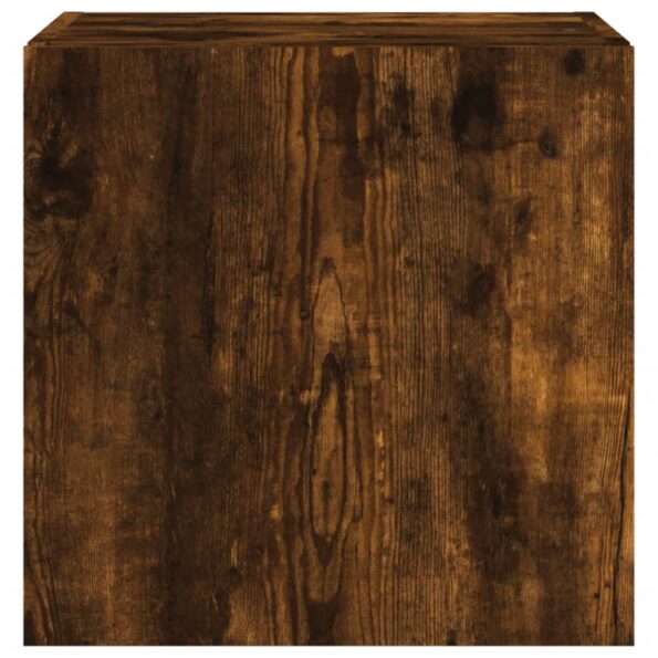 vidaXL TV nástenné skrinky s LED svetlami 2 ks dymový dub 40,5x35x40cm – Obrázok 10