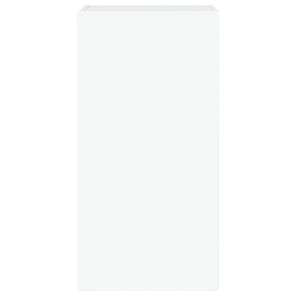 vidaXL TV nástenná skrinka s LED svetlami biela 40,5x35x80 cm – Obrázok 9