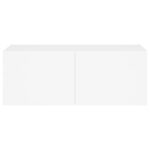 vidaXL TV nástenná skrinka s LED svetlami biela 80x35x31 cm – Obrázok 9