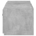 vidaXL TV nástenná skrinka s LED svetlami betónovo sivá 80x35x31 cm – Obrázok 10