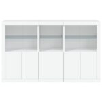 vidaXL Komoda s LED svetlami biela 162x37x100 cm – Obrázok 6